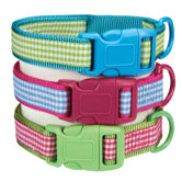 Gingham Sweeties Dog Collars