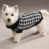 Oxford Houndstooth Dog Sweater