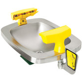 Eyesaver Wall Mount Rectangulareye / Face Wash with 6 Aerated Sprays