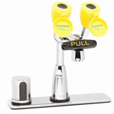 Eyesaver Centerset Faucet with 8" Deck Plate, Under Counter Mixer, Optional Thermostatic Mixing Valve and Ac Powered