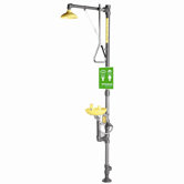 Safe-T-Zone Floor Mount  Combination Shower with Se-490 Eye / Face Wash
