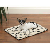 Dog Crate Mat in Paw Print