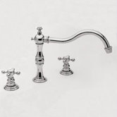 930 Series Double Handle Deck Mount Roman Tub Faucet Cross Handle