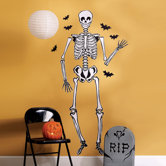 Skeleton Vinyl Holiday Mural Peel and Stick