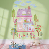 Play House Interactive Vinyl Peel and Stick Wall Play Mural