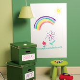 Big Dry Erase Mural Vinyl Peel and Stick