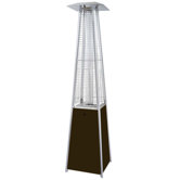 Tall Quartz Glass Tube Propane Patio Heater