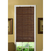 Venezia Flatstick Bamboo Roll-Up Blind in Cocoa