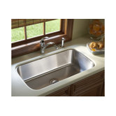McAllister 32" x 18" Undermount Single Bowl Stainless Steel Kitchen Sink