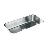 McAllister No Holes Undermount Single Bowl Kitchen Sink