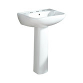 Southhampton 8" Centerset Pedestal Sink