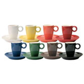 6-er Espresso-Obertassen Set hoch