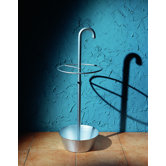 Scagno Umbrella Stand in Silver