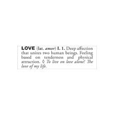 Blabla Love (English) Wall Decal