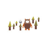 Piccolo Yuri the Bear Wall Sticker