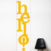 Unik Hello Wall Decal