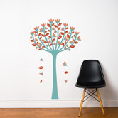Spot Spring Tree Wall Sticker