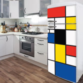Domo Pop Mondrian Wall Decal