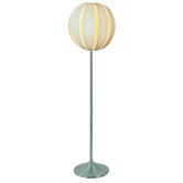 Pique One Light Floor Lamp in Metallic Silver
