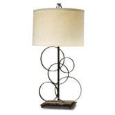 Acropolis One Light Table Lamp in Antique Bronze
