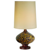 Hitari One Light Table Lamp in Walnut