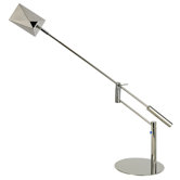 Slant Task Table Lamp with Diamond Shade
