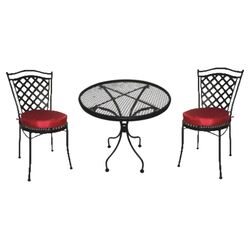 Rose 3 Piece Bistro Set