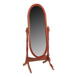 Redmond Cheval Floor Mirror in Cherry
