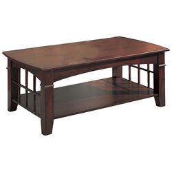 Brentwood Coffee Table in Deep Cherry
