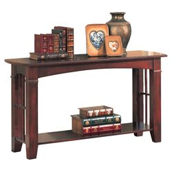 Brentwood Console Table in Dark Cherry