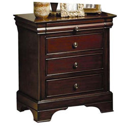 Kearny 3 Drawer Nightstand in Mahogany Kearny 3 Drawer Nightstand in Mahogany