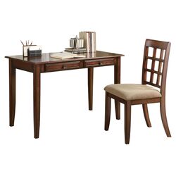 Hartland Desk & Chair Set in Chestnut