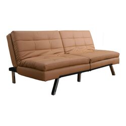 Memphis Covertible Sleeper Sofa Bed in Camel