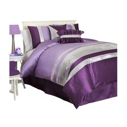 Jewel Juvy Comforter Set in Purple