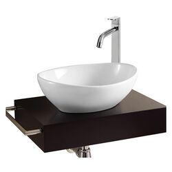 Ceramica II Vessel Bathroom Sink in White