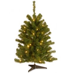 Tiffany Fir 7.5' Green Artificial Christmas Tree with 750 Pre-Lit Clear Lights with Stand
