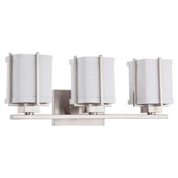 Conway 3 Light Wall Sconce in Brushed Nickel