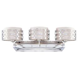 Annie 3 Light Wall Sconce in Polished Nickel
