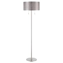 Tenly Floor Lamp in Polished Steel