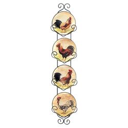 Country Charm 5 Piece Hanging Plate Set
