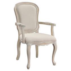 Accent Armchair in Ivory