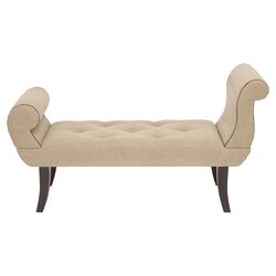 Ersa Tufted Chaise Lounge in Beige