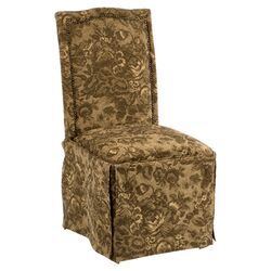 Fairfax Floral Parsons Chair in Green (Set of 2)