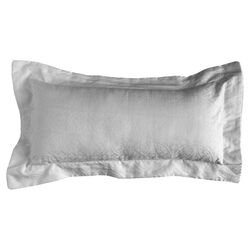 Jacquard Boudoir Pillow in White