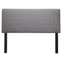 Towers Upholstered Headboard in Black & White