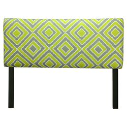 Nouveau Upholstered Headboard in Wasabi