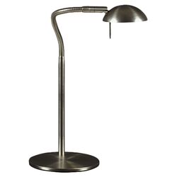 Lancaster Table Lamp in Brushed Steel