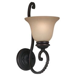 Essex 1 Light Wall Sconce in Oil Rubbed Bronze