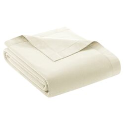Micro Fleece Blanket in Ivory