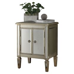 Mirrored Accent Cabinet I in Silver